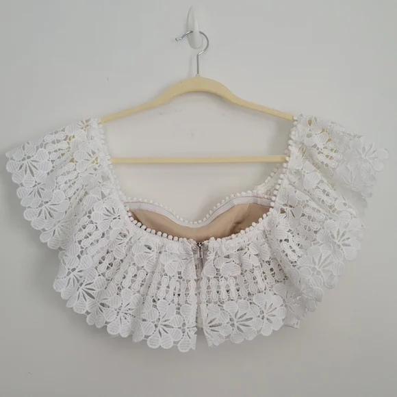 Two-Piece Set Tallulah Lace Off-Shoulder Top & Skirt - Picture 3 of 8